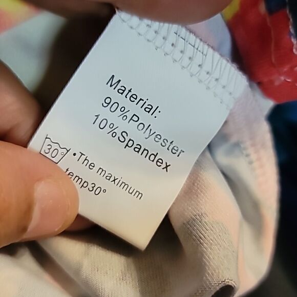 Womans Casual Coloful Tee Shirt Dress Size 24W NWT - Picture 7 of 7